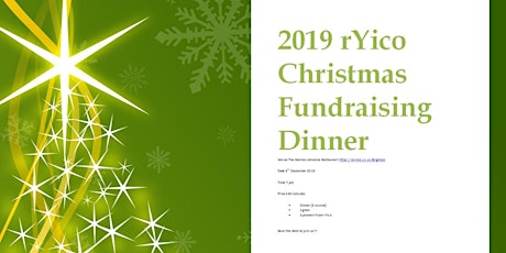 2019 Christmas Fundraising Dinner primary image