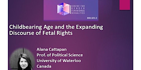 Childbearing Age and the Expanding Discourse on Foetal Rights primary image