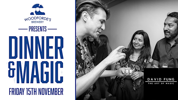 
		Woodforde's Presents: Dinner & Magic with David Fung image
