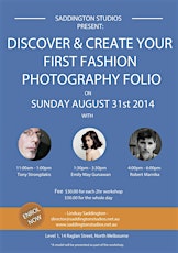 Saddington Studios Workshop: Discover & Create Your First Fashion Photography Folio primary image