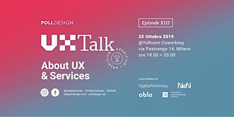 13° UX Talk - About UX & Services
