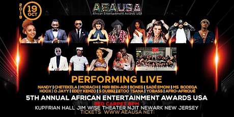 5th Annual African Entertainment Awards, USA primary image