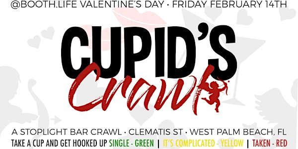 Cupid's Crawl in West Palm Beach - Valentine's Day Bar Crawl