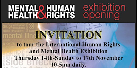 Mental Health & Human Rights Exhibition primary image