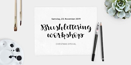 Hauptbild für Brushlettering Workshop – Christmas Special