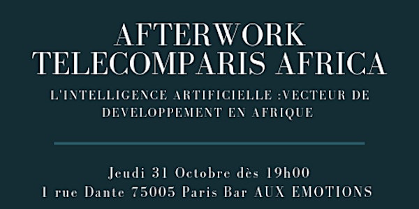 Digital Afterwork Club TelecomParis Africa 