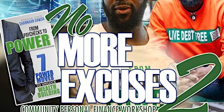 No More Excuses 2: Community Personal Finance Workshop primary image