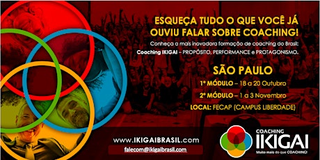 Imagem principal do evento Formação em Coaching IKIGAI - São Paulo - Turma 8 - Metodologia IKIGAI