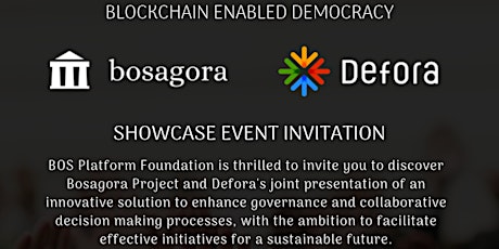 Hauptbild für BOSAGORA - Blockchain & Democracy