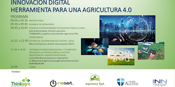 SEMINARIO INNOVACIÓN DIGITAL, HERRAMIENTA PARA UNA AGRICULTURA 4.0