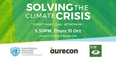 SOLD OUT - Solving the Climate Crisis: Expert Panel. Q&A. Networking primary image