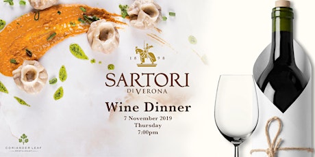 Wine Dinner with Andrea Sartori primary image
