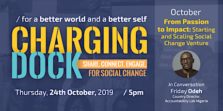 ChargingDock@eCove - Share. Connect. Engage. for Social Change (October)