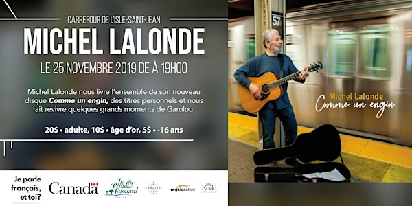 Concert de Michel Lalonde