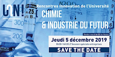 Image principale de Rencontres Innovation - Chimie Industrie du futur - REPORTÉ AU 28/01/20