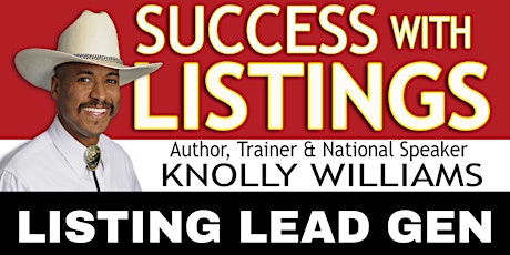 SUCCESS WITH LISTINGS: LEAD GENERATION SECRETS primary image