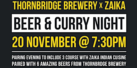 Beer and Curry Night primary image