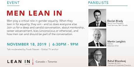 Lean In Canada-Toronto: Men Lean In primary image