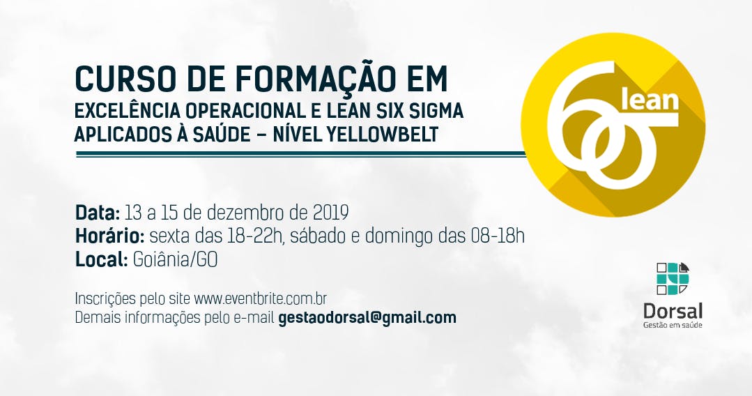 Lean Six Sigma HealthCare - YellowBelt (Goiânia)