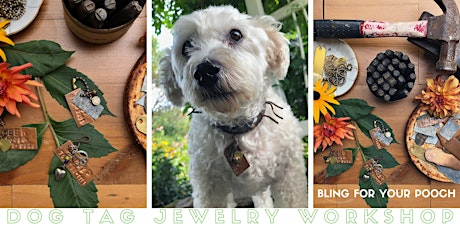 CANCELLED Jewelry for Dogs // Dog Tag Stamping Workshop for Dogs or Cats primary image
