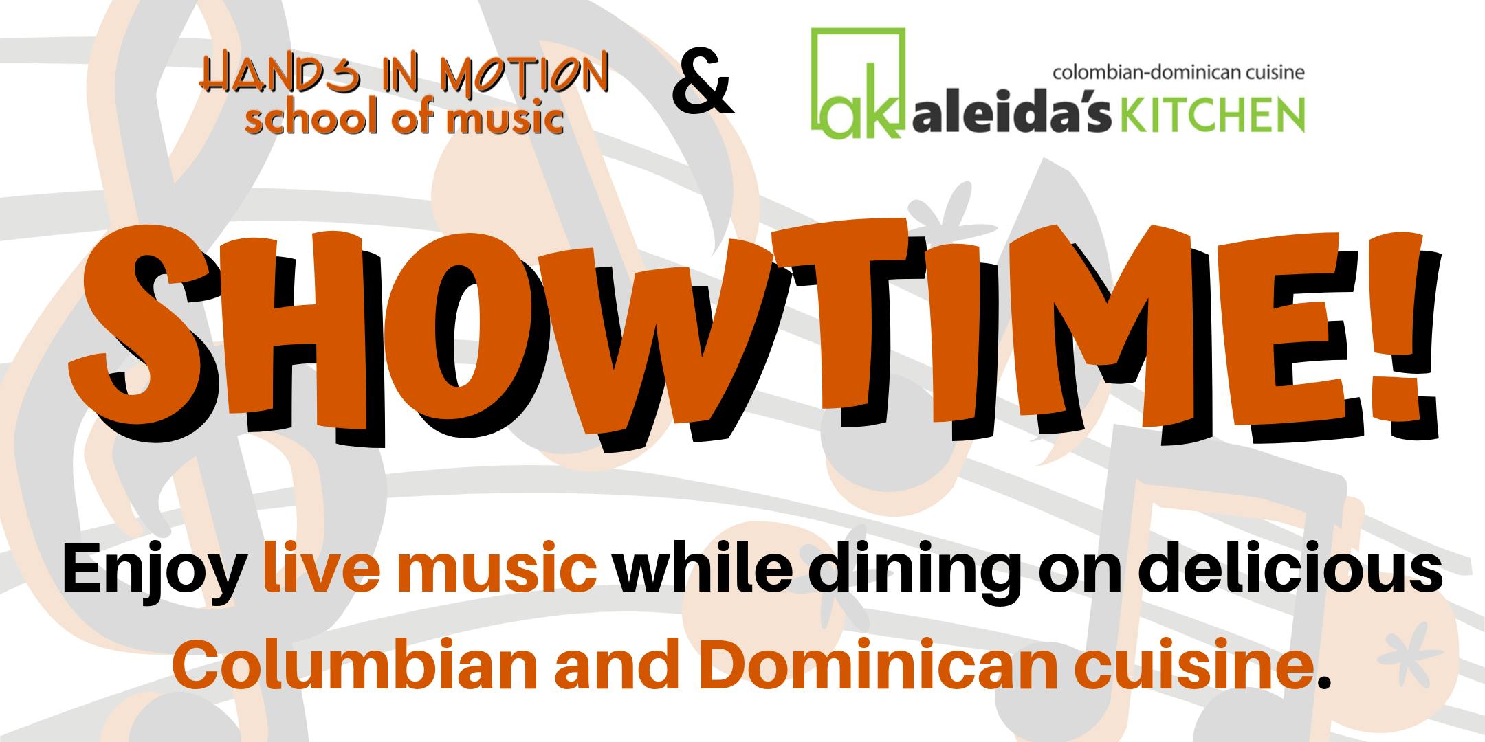 Showtime—Live Music at Aleida's Kitchen (Pop, Jazz, Latin Jazz, & More)
