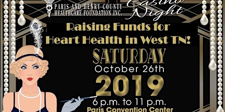 Paris and Henry County Healthcare Foundation Casino Night primary image