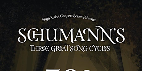 Schumann’s Three Great Song Cycles