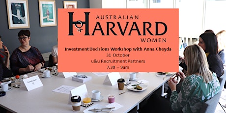 Brisbane | Australian Harvard Women Workshop with Anna Cheyda primary image