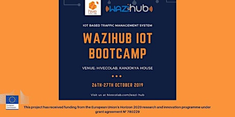 Imagem principal do evento WAZIHUB IoT BOOTCAMP