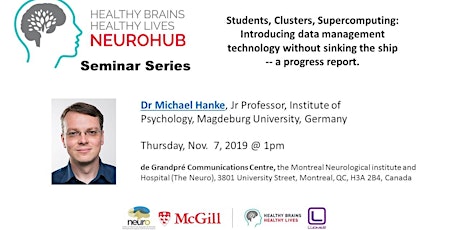 NeuroHub Seminar, Dr Michael Hanke - Datalab progress primary image