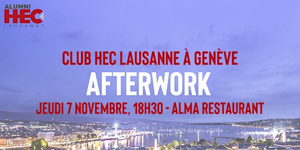 Club HEC Lausanne à Genève - Afterwork