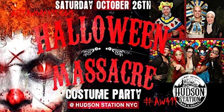 Image principale de The Massacre Halloween Party NYC Hudson Station NYC Lounge NY New York 2019