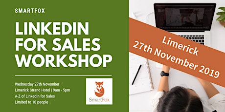 LinkedIn for Sales Full Day Training Workshop | Limerick City | 27 November primary image