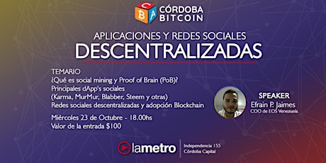Imagen principal de Workshop Córdoba Bitcoin