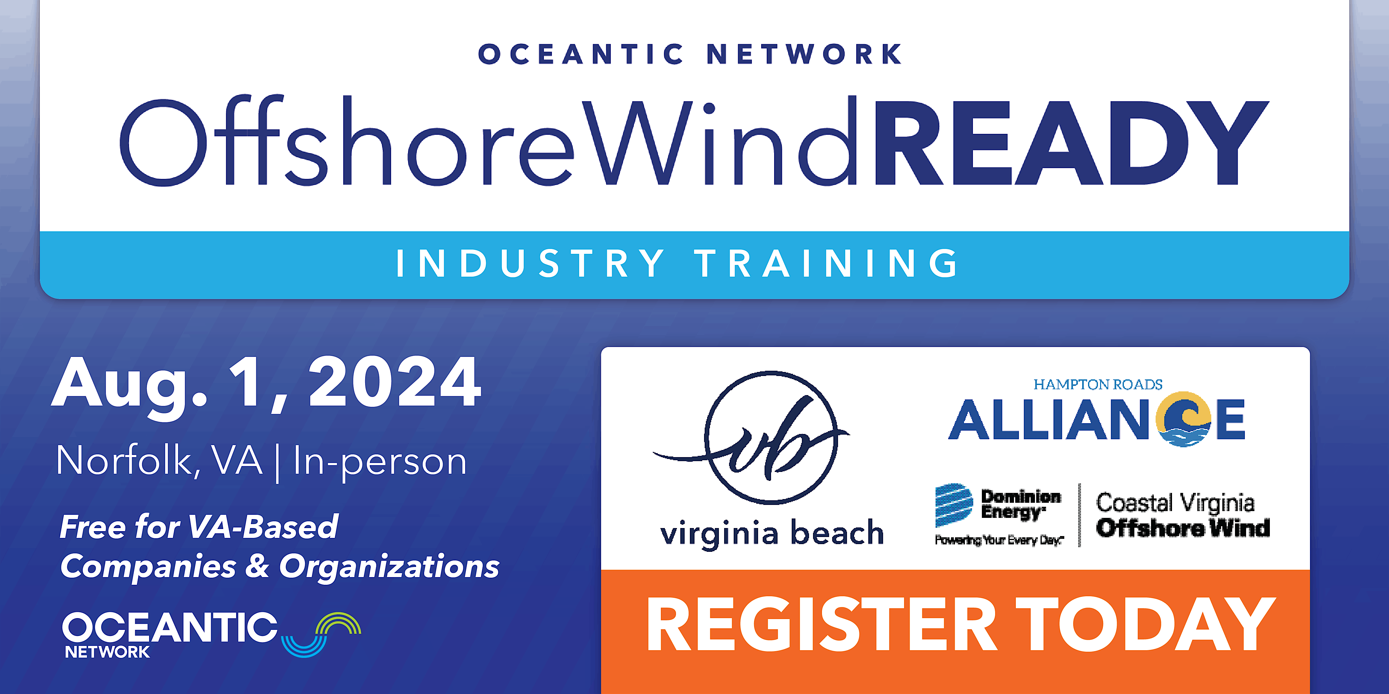Offshore Wind Ready + Norfolk Harbor Boat Tour (Virginia)