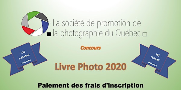 Concours Livre photo 2020 - PAIEMENT