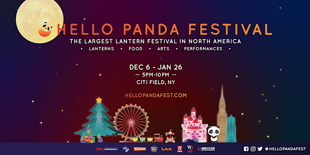 Hello Panda Festival Citi Field The Largest Lantern