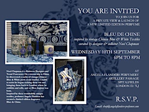 Bleu de Chine - An Evening with Angela Flanders and Noel Chapman primary image