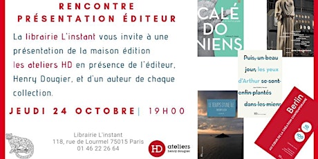 Image principale de Dans les coulisses des Editions Ateliers Henry Dougier