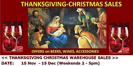 Thanksgiving-Christmas Wine Warehouse Sales 2019 primary image