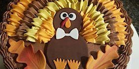 Candarella Events Thanksgiving Turkey Pumpkin Cake Decorating Workshop primary image