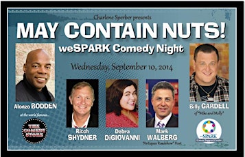 MAY CONTAIN NUTS!  weSPARK Comedy Night primary image