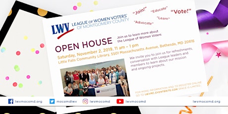 League of Women Voters Open House