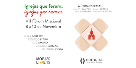 Imagem principal do evento Mobilize 2019 - VII Fórum Missional - Igrejas que ferem, Igrejas que curam