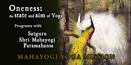 Yoga and Meditation Practice with Satguru Shri Mahayogi Paramahansa: NYC Dec 2019 - Mar 2020 primary image