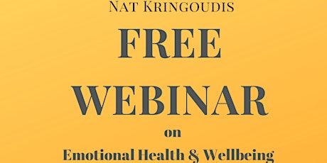 Emotional Health and Wellbeing with TCM Expert Nat Kringoudis primary image