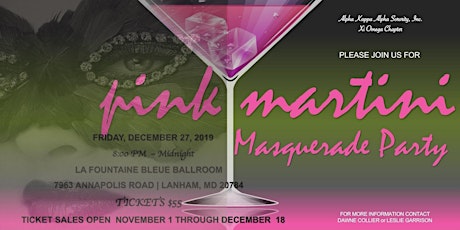 Imagen principal de Pink Martini Masquerade Party