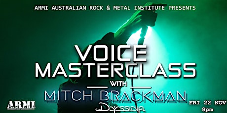 Voice Masterclass- Mitch Brackman primary image