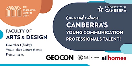 University of Canberra Marketing Communications Awards 2019 primary image