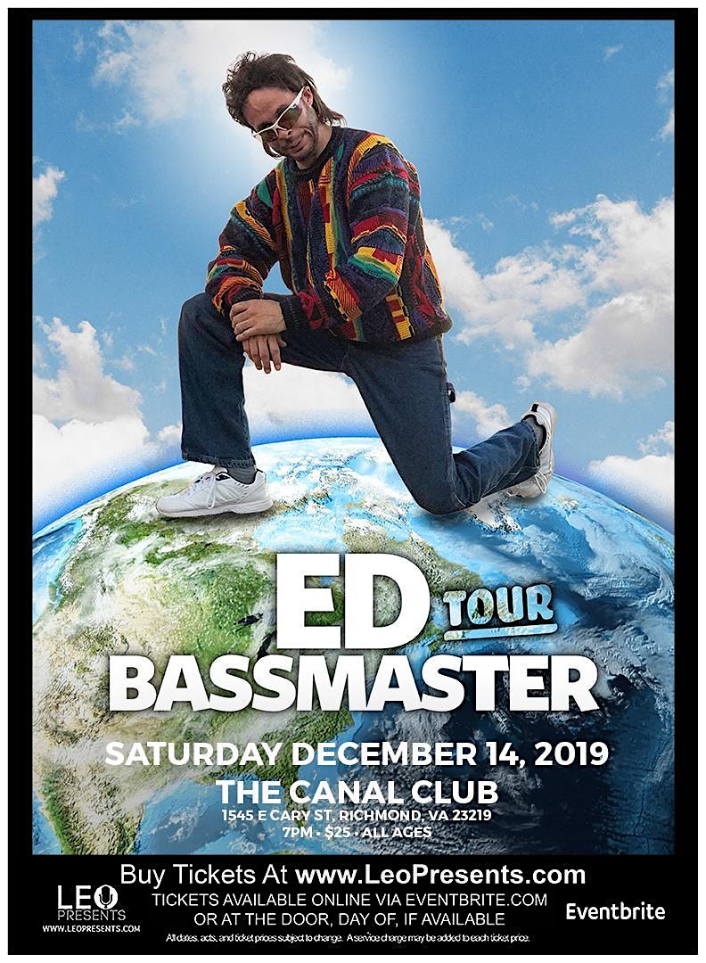Ed Bassmaster Tickets The Canal Club Richmond Va